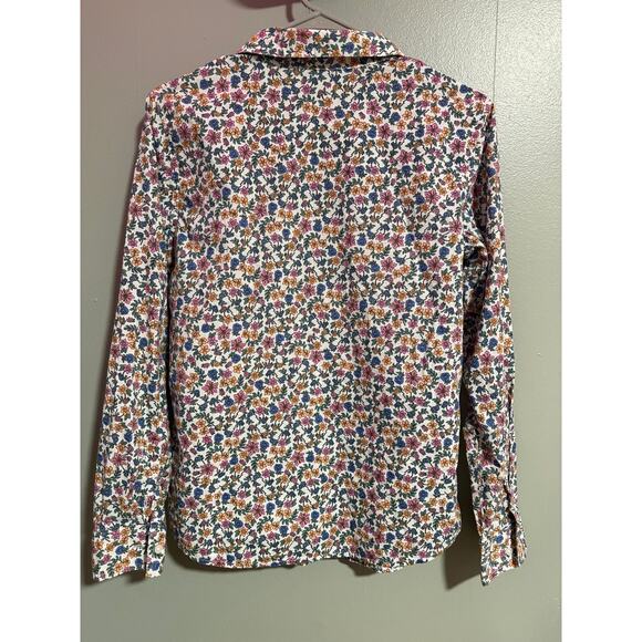 United Colors of Benetton Floral Button Down Shirt Size S Multicolor - Picture 2 of 4